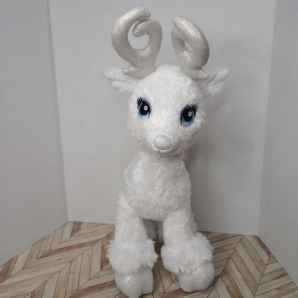 Build-A-Bear Workshop Other - Build-A-Bear Workshop Merry Mission GLISTEN Reindeer White Animal Plush Toy